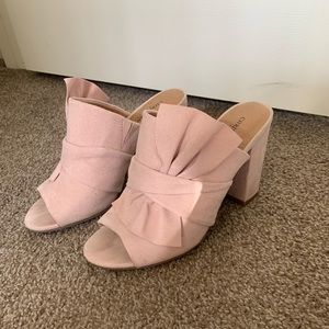 Pink Block Heels